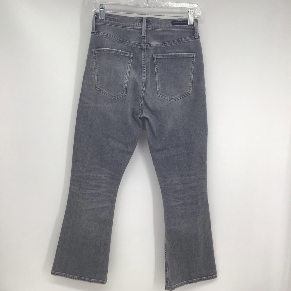 Citizens Of Humanity Women’s Denny Cropped Flare Jeans Gray Casual Size 27 - Picture 3 of 8